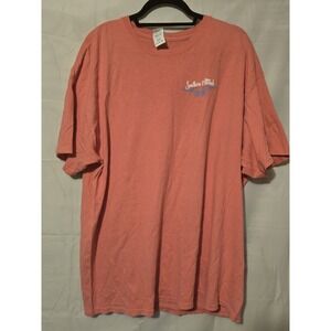 Southern Attitude Speed Bump Between Brain And Mouth Pink Size 2XL T-Shirt